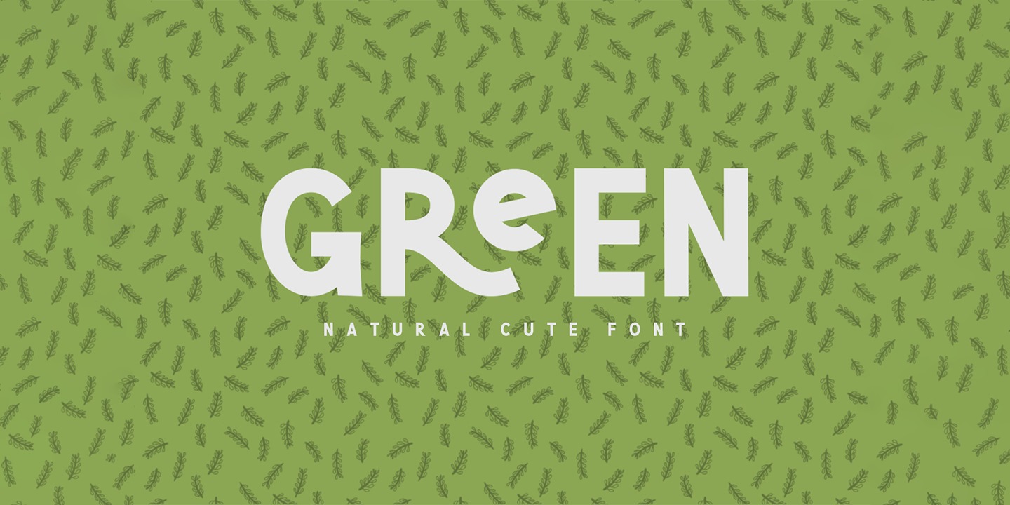 フォント Green Narcu